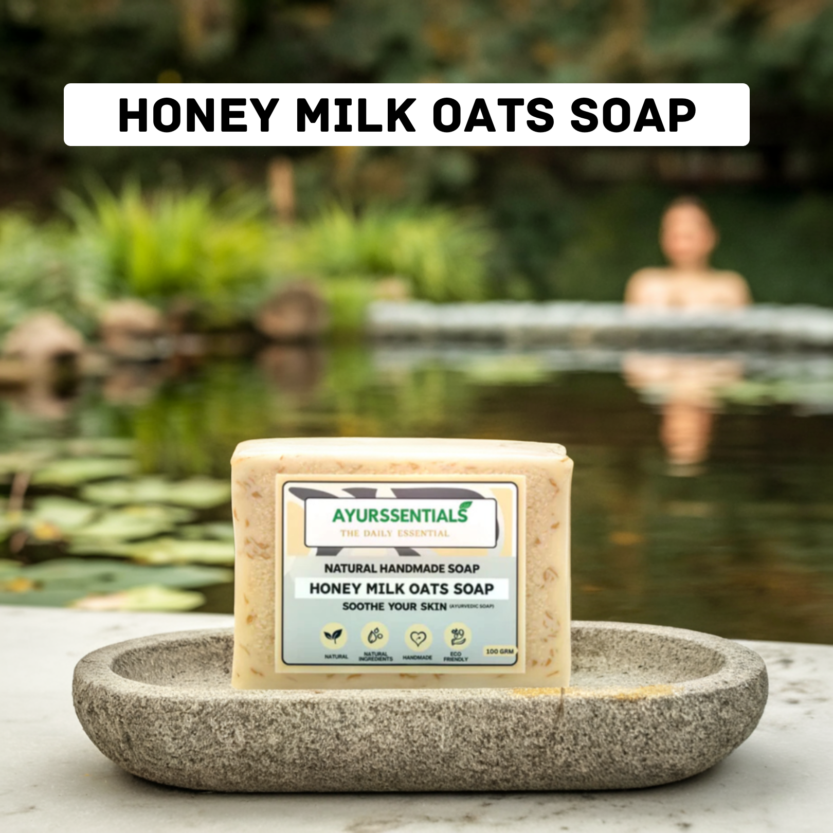 Honey Milk & Oats Organic Soap - 100g