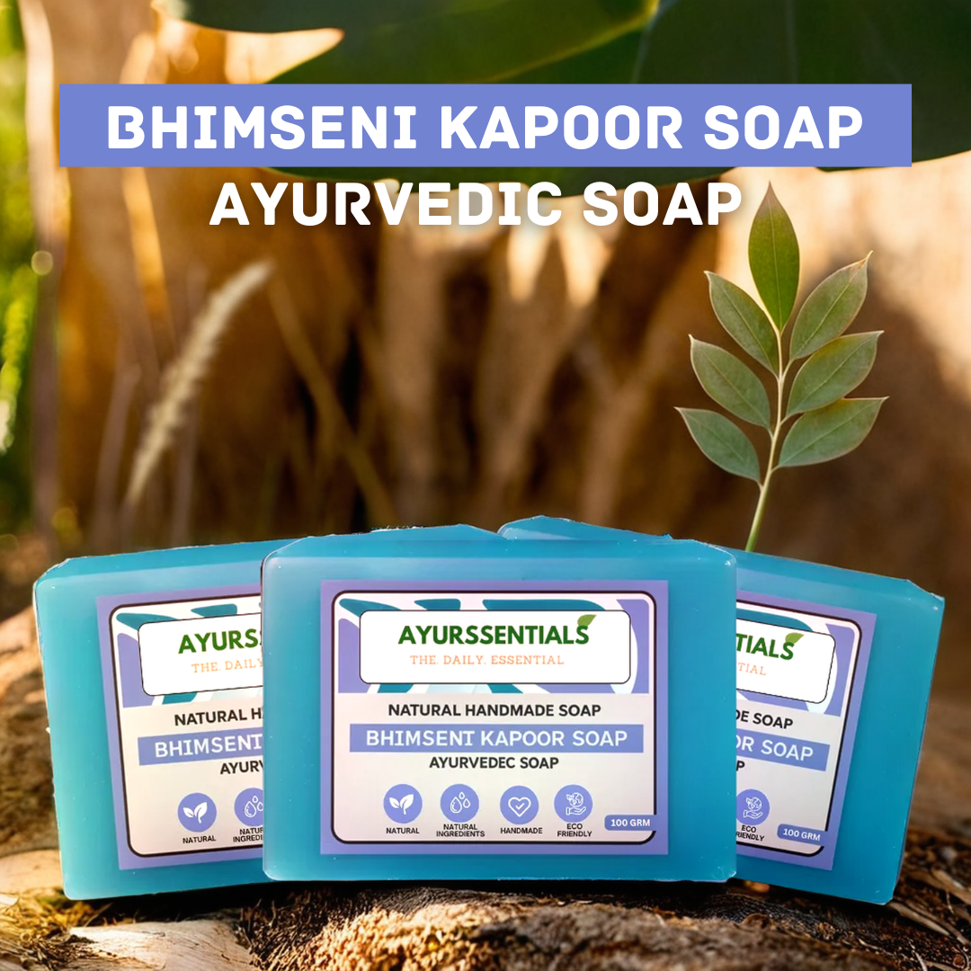 Bhimseni Kapoor Organic Soap 100g (pack of 3)