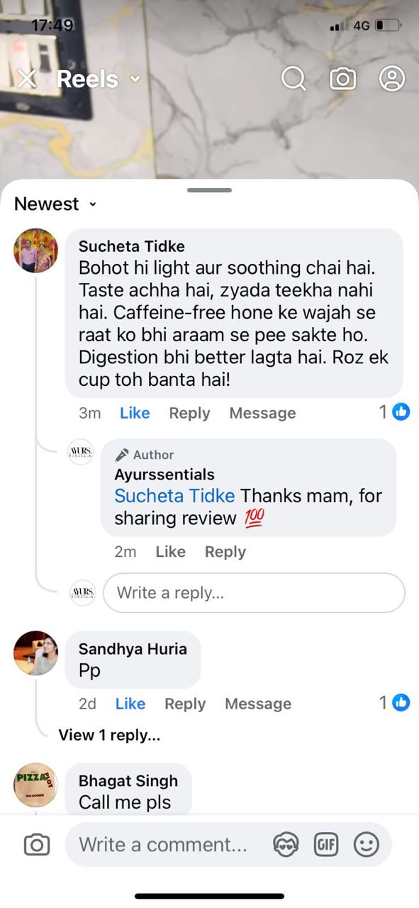 Customer testimonial screenshot