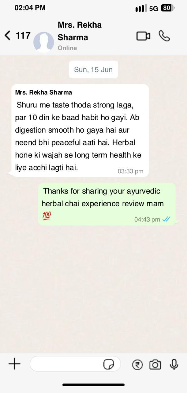 Customer testimonial screenshot