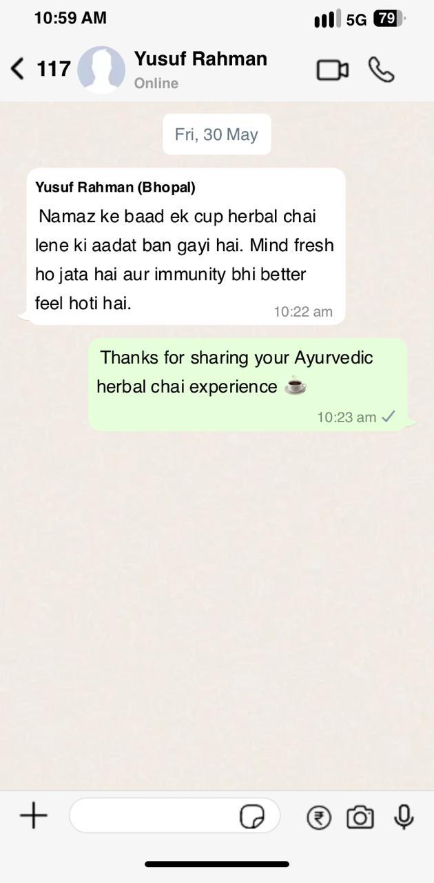 Customer testimonial screenshot