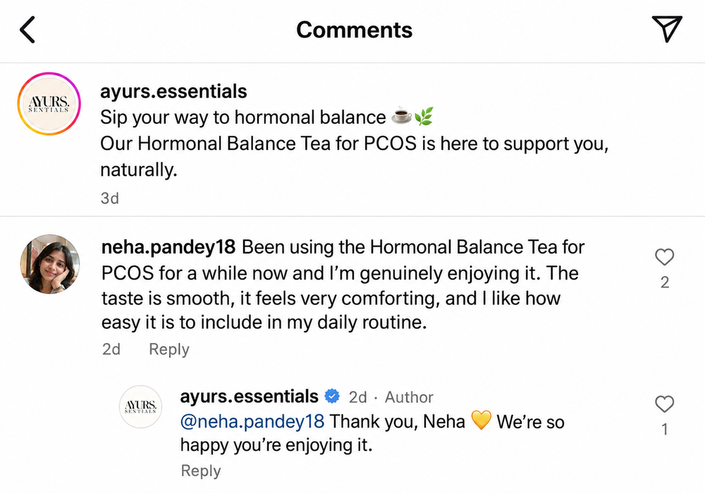 Customer testimonial screenshot
